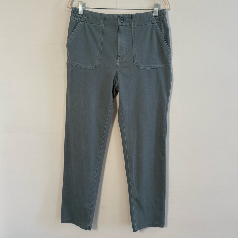 32 Degrees Light Teal Pants, Elastic Waist, Size S